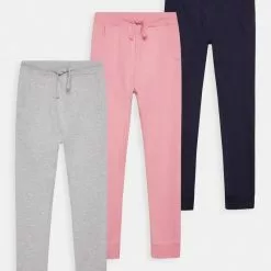 Friboo Niños BASIC GIRLS 3 PACK - Pantalones Deportivos - Pink, Grey, Dark Blue
