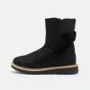 Friboo Niños LEATHER - Botas Para La Nieve - Black -Tienda Friboo barata 16e20197954e4d3ba0e0542f62204c8b