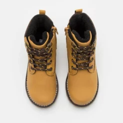 Friboo Niños Botines Con Cordones - Camel -Tienda Friboo barata 19f70a134b634482bca0ff80e05b2d5a