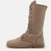Friboo Niños LEATHER - Botas Con Cordones - Taupe -Tienda Friboo barata 1c73e0eb284049c08bd8fddfa4060082