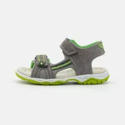 Friboo Niños LEATHER - Sandalias De Senderismo - Dark Grey