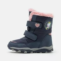 Friboo Niños Botas Para La Nieve - Dark Blue