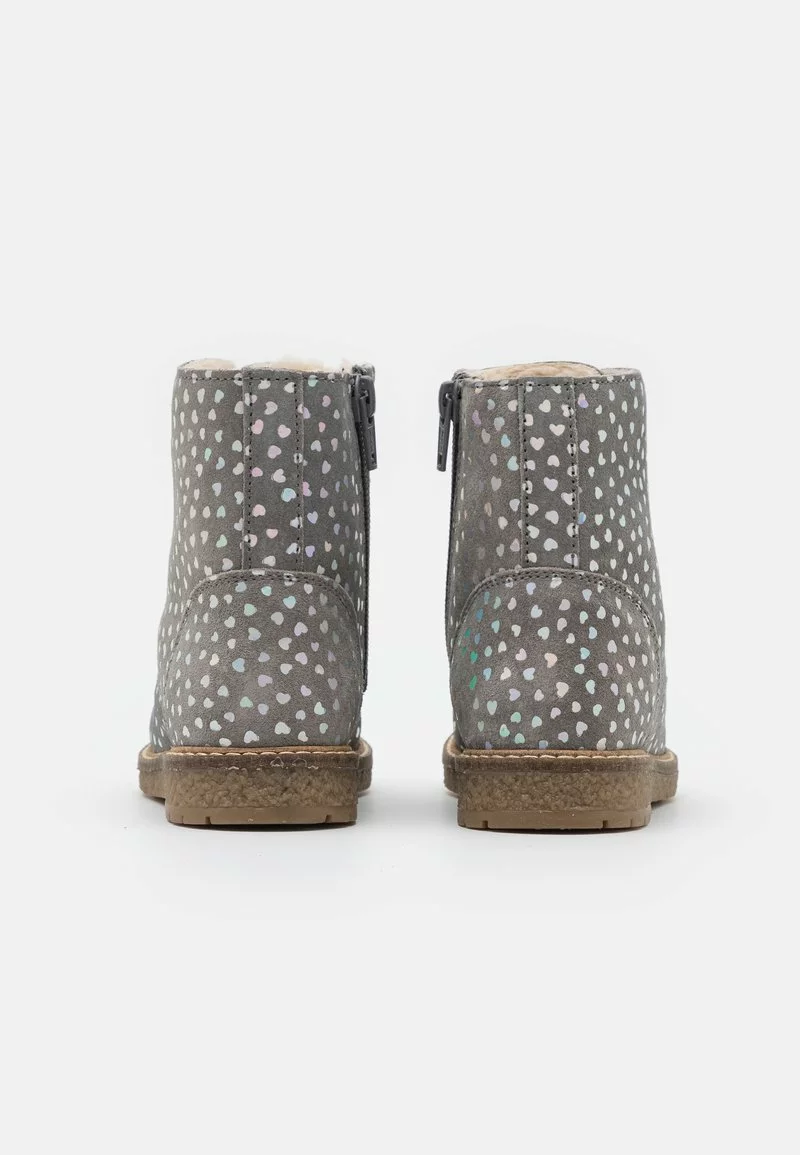 Friboo Niños LEATHER - Botines Con Cordones - Light Grey 5 Friboo Niños LEATHER - Botines Con Cordones - Light Grey - Imagen 3