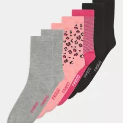 Friboo Niños 7 PACK - Calcetines - Black/grey/pink