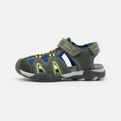 Friboo Niños LEATHER - Sandalias De Senderismo - Dark Grey