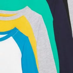 Friboo Hombre 4 PACK - Camiseta De Manga Larga - Light Grey/ochre/dark Blue -Tienda Friboo barata 337690064a0a495ca0b3885f6dd5ca5d