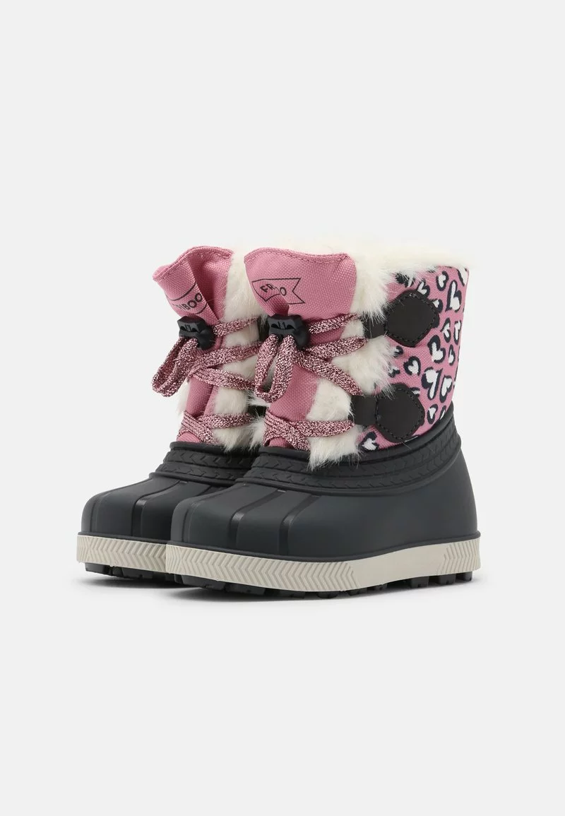 Friboo Niños Botas Para La Nieve - Pink 4 Friboo Niños Botas Para La Nieve - Pink - Imagen 2