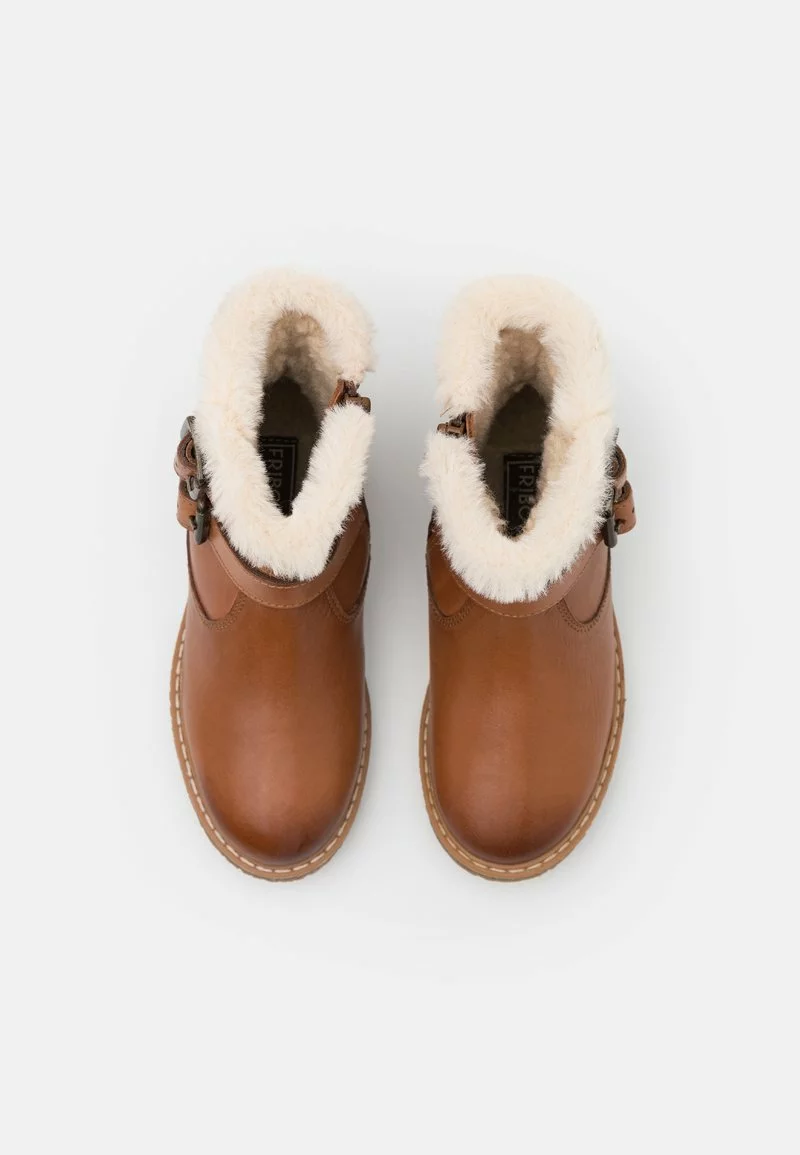 Friboo Niños LEATHER - Botines - Cognac 6 Friboo Niños LEATHER - Botines - Cognac - Imagen 4