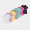 Friboo Niños GIRL TEE 7 PACK - Camiseta Básica - Multi-coloured