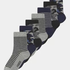Friboo Niños BOYS 7 PACK - Calcetines - Grey/black