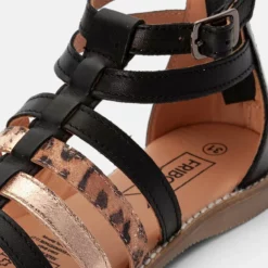 Friboo Niños LEATHER - Sandalias - Black -Tienda Friboo barata 51e9877a286d4d24be28729462d4c066