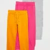Friboo Niños 3 PACK - Pantalones Deportivos - Berry/light Grey/ochre
