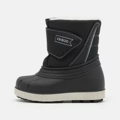 Friboo Niños Botas Para La Nieve - Black