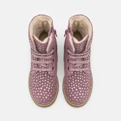 Friboo Niños LEATHER - Botines Con Cordones - Mauve -Tienda Friboo barata 7640c672b7aa466a9758f6d2019c1bce