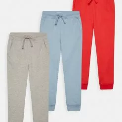Friboo Niños 3 PACK BASIC BOYS SWEATPANTS - Pantalones Deportivos - Grey, Blue, Red
