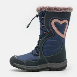 Friboo Niños Botas Para La Nieve - Dark Blue