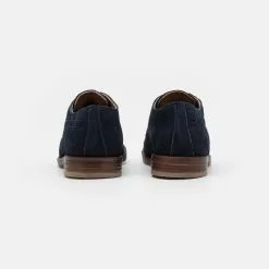 Friboo Niños LEATHER - Zapatos De Vestir - Dark Blue -Tienda Friboo barata 8c5bb053969d4b86afbca5e5da1a73f4