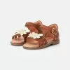 Friboo Niños LEATHER SANDALS - Sandalias - Gold/cognac