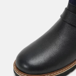 Friboo Niños LEATHER - Botas Para La Nieve - Dark Blue -Tienda Friboo barata 9538dcd20e84420c88116dd276be6bbb