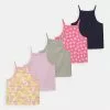Friboo Niños STRAPPY VEST 5 PACK - Top - Multi-coloured/ Pink/ Yellow -Tienda Friboo barata 982f31f4532540a6a0968130133a48bb