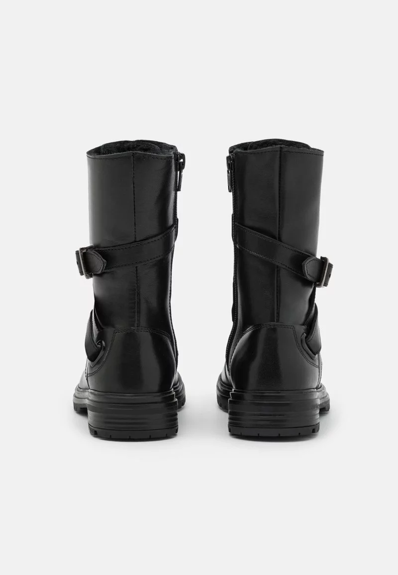 Friboo Niños LEATHER - Botas Con Cordones - Black 8 Friboo Niños LEATHER - Botas Con Cordones - Black - Imagen 6