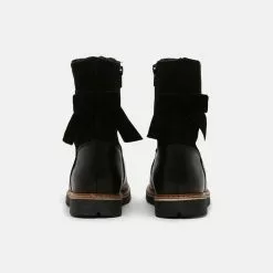 Friboo Niños LEATHER - Botas Para La Nieve - Black -Tienda Friboo barata 9eee01958c064842a5c77fa08cb86b5f