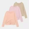 Friboo Niños 3 PACK - Camiseta De Manga Larga - Purple/light Pink/beige -Tienda Friboo barata 9faf6c87bfce4eda9d1fe97c2246f5a9