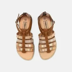 Friboo Niños LEATHER - Sandalias - Cognac -Tienda Friboo barata a01c78fc27f04816832fd5462c7a98f6