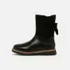Friboo Niños LEATHER - Botas Para La Nieve - Black -Tienda Friboo barata a327eefb8c524245a1ec0bb80285306f