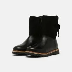 Friboo Niños LEATHER - Botas Para La Nieve - Black -Tienda Friboo barata aa4c35e7bd8d45409633b871ba761220