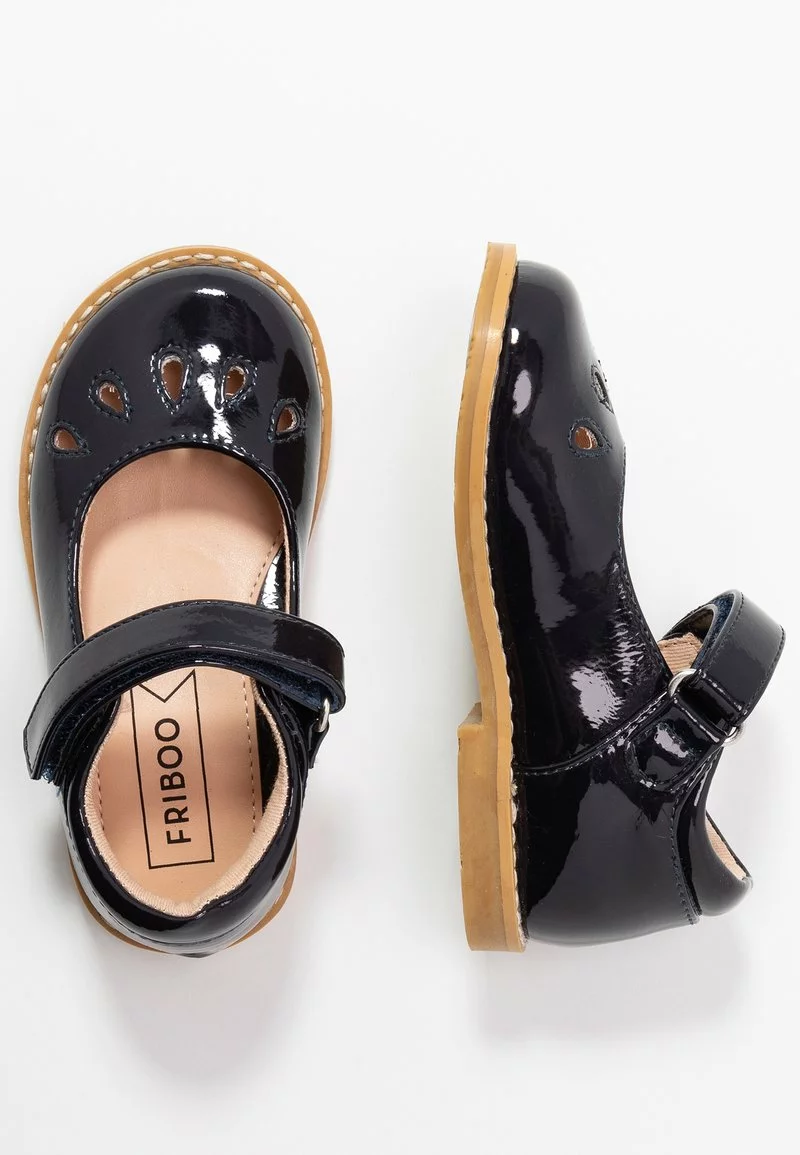 Friboo Niños Bailarinas Con Hebilla - Dark Blue 3 Friboo Niños Bailarinas Con Hebilla - Dark Blue