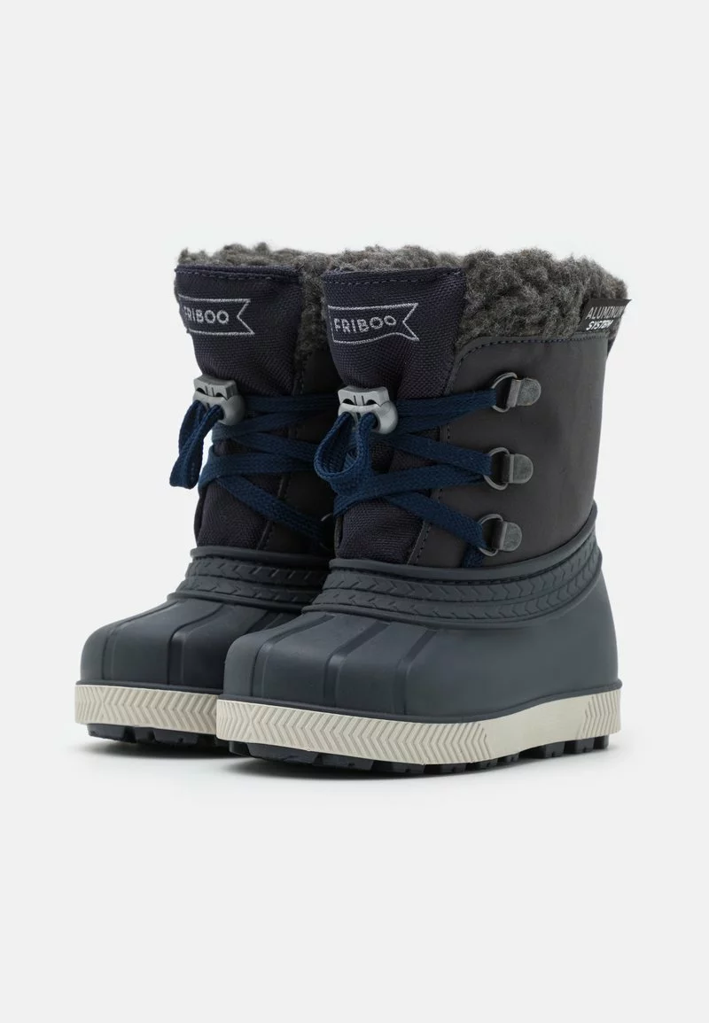 Friboo Niños Botas Para La Nieve - Dark Blue 4 Friboo Niños Botas Para La Nieve - Dark Blue - Imagen 2