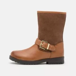Friboo Niños LEATHER - Botas - Cognac