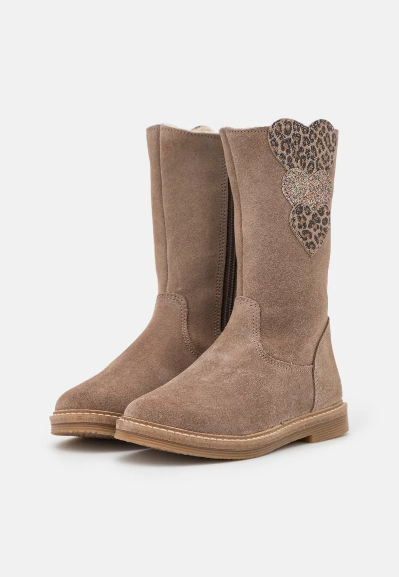 Friboo Niños LEATHER - Botas - Taupe 4 Friboo Niños LEATHER - Botas - Taupe - Imagen 2