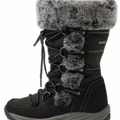 Friboo Niños Botas Para La Nieve - Black