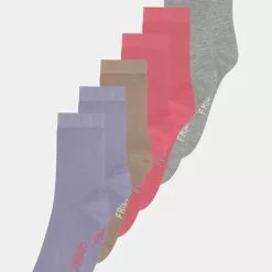 Friboo Niños 7 PACK - Calcetines - Grey/red/khaki