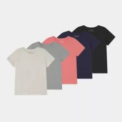 Friboo Niños BASIC GIRLS 5 PACK - Camiseta Básica - Multi-coloured