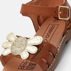 Friboo Niños LEATHER SANDALS - Sandalias - Gold/cognac -Tienda Friboo barata cb398e99da0d4b11a958f53e90d12c9f