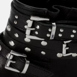 Friboo Niños LEATHER BOOTIES - Botines Camperos - Black -Tienda Friboo barata ce3a72196f784138aad69c49041870b7