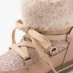 Friboo Niños Botines Con Cordones - Rose Gold -Tienda Friboo barata d6e9d9dac1564d749400f37a5ba05f3f