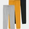Friboo Niños 3 PACK - Pantalones - Grey/yellow/black