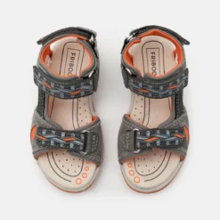 Friboo Niños LEATHER - Sandalias De Senderismo - Dark Grey -Tienda Friboo barata e20cb8a444f3474ab9f7dc53335c2d0e