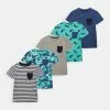 Friboo Niños POCKET TEE 5 PACK - Camiseta Estampada - Multi-coloured / Dark Blue/ Turquoise -Tienda Friboo barata eb6c09917acc46d2938decf36c67a6ce