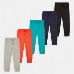 Friboo Niños BASIC BOYS SWEATPANTS 5 PACK - Pantalones Deportivos - Multi-coloured, Turquoise, Grey