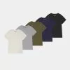 Friboo Niños 5 PACK BASIC BOY TEE - Camiseta Básica - Multi-coloured -Tienda Friboo barata f0f1b5ea1db342c0b31fe14b0f9ddd1d