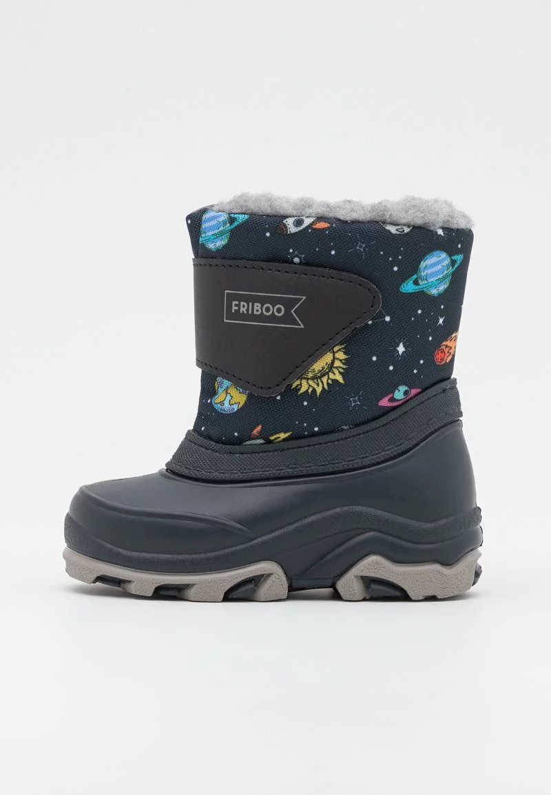 Friboo Niños Botas Para La Nieve - Blue/dark Blue 3 Friboo Niños Botas Para La Nieve - Blue/dark Blue