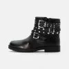 Friboo Niños LEATHER BOOTIES - Botines Camperos - Black