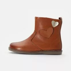 Friboo Niños LEATHER BOOTIES - Botines - Cognac